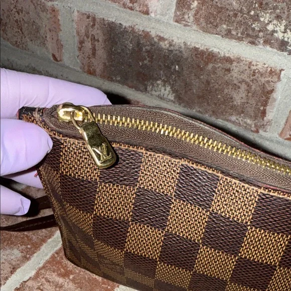 Louis Vuitton Damier Ebene neverfull pouch wristlet SD4157 - Picture 5 of 11